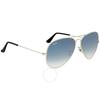 Ray Ban Aviator Gradient Light Blue Gradient Unisex Sunglasses Rb3025 003 3f 62