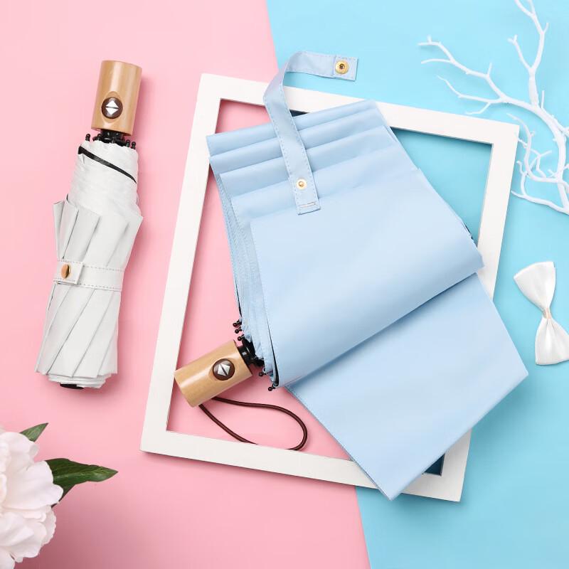 Nanqiao Classic Automatic UV Protection Tri-Fold Umbrella