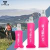 WRELS Faltbare TPU-Wasserflasche mit Silikonsaugteil, BPA-frei, Auslaufsicher, Leicht für Outdoor-Sport, Radfahren, Wandern,