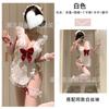 Sexy lingerie hot backless lace-up apron uniform maid outfit sexy bow little maid cosplay