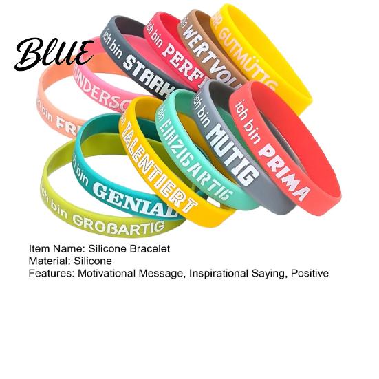Bulk Party Bag Fillers 12Pcs Motivational Message Bracelet Inspirational Saying