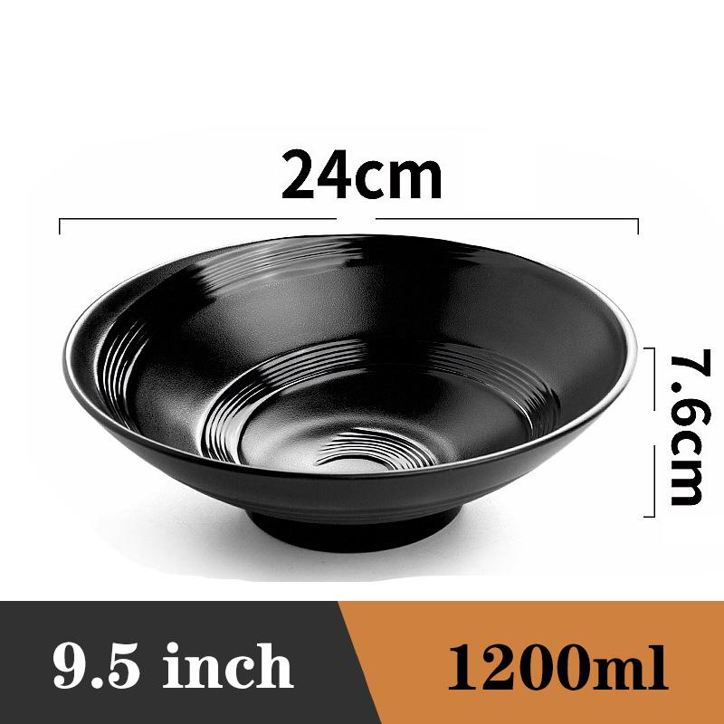 Fruit Salad Fast Food Tableware Japanese Style Plastics Noodles Bowl Household Ramen Bowl Soup Bowl