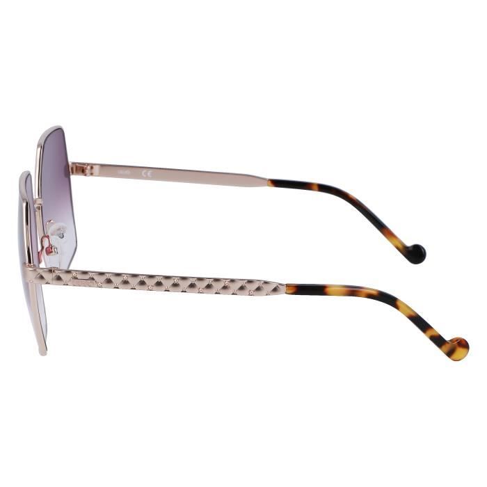 Lunettes de Soleil - LIU JO - LJ152S 722 GOLD MEDIUM - Aviator - Métal - Tendance
