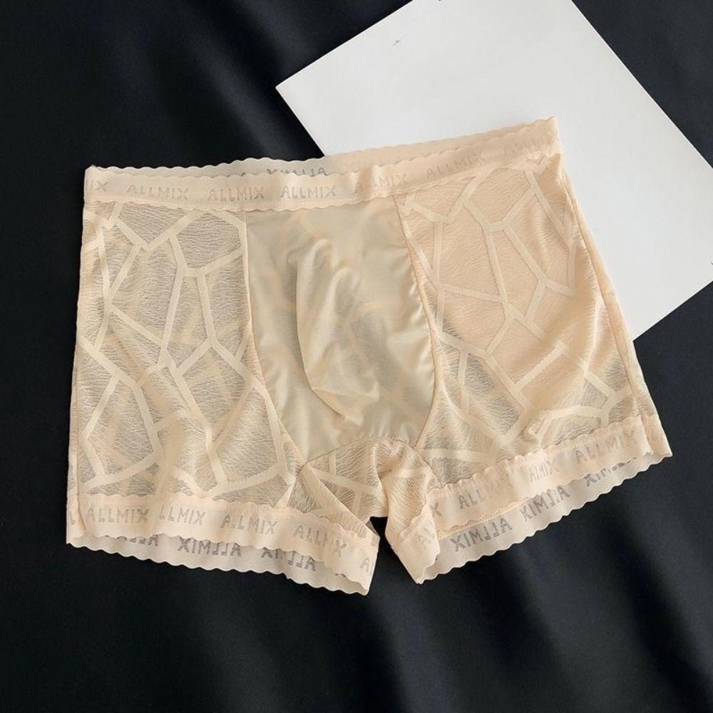 Low Waist Lace Shorts Boxers Underpants Underwear for Men Creative Men Boxer Briefs  Men