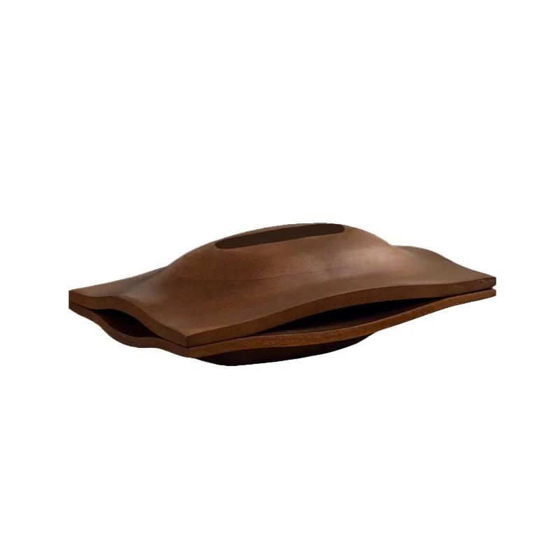 Walnut Wood Tissue Boxes, Affordable Luxury, Tissue Holder, Napkin Case, Household Decoration, Hotel, Restaurant, Paper Towel Bo