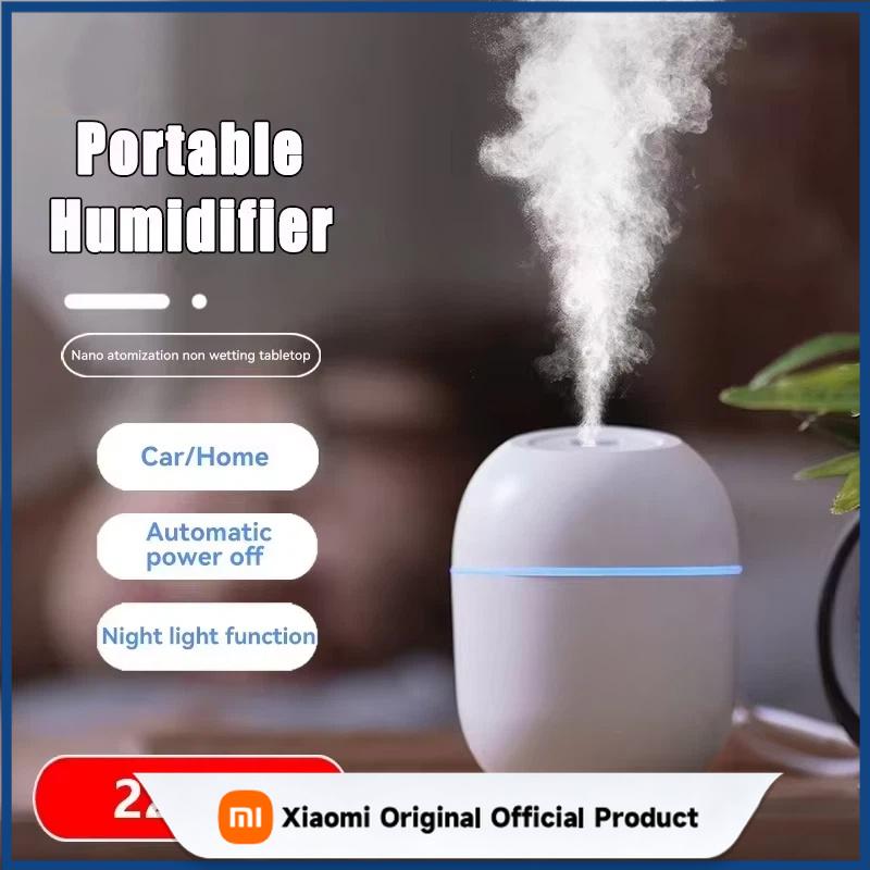 Xiaomi 220ml Mini Air Humidifier with LED Night Lamp Aromatherapy Oil Diffuser Mist Maker USB Rechargable for Car Home Office