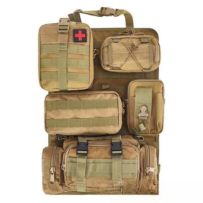 Mussel Tactical Car Seat Back Organizer with 5 Pouches