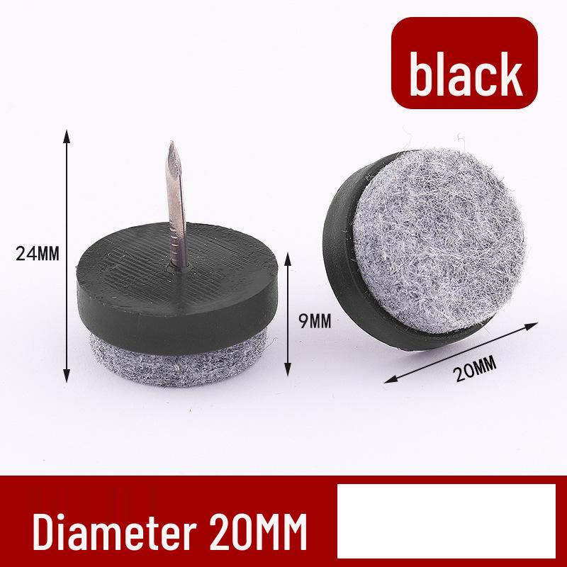 Nylon Anti-Slip Furniture Leveling Feet with Felt Pads