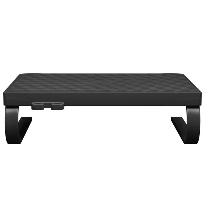 51725 vidaXL Monitor Stand Black 37x28x11.5 Cm