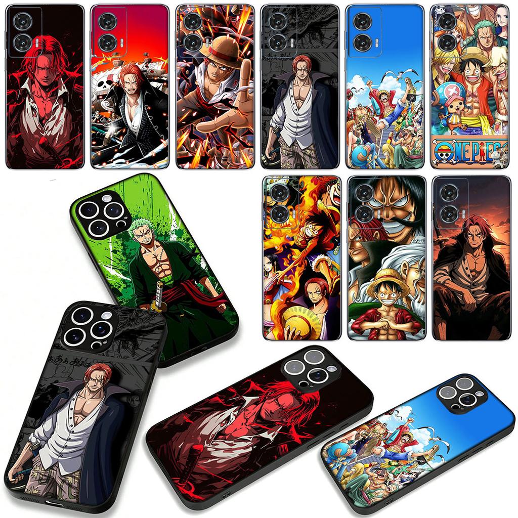 Shanks One Pieces Luffy Zoro Case for Samsung Galaxy A07 A13 A12 A14 A23 A42 A50 A51 A52 A53 A70 A71 A72 A21S A04 Note 20 9 8 10