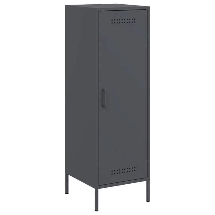 VidaXL Highboard Anthracite 36x39x113 Cm Steel, Sideboard, Cupboard, Side Cabinet, Cabinet, Storage Cabinet, Cabinet 843008