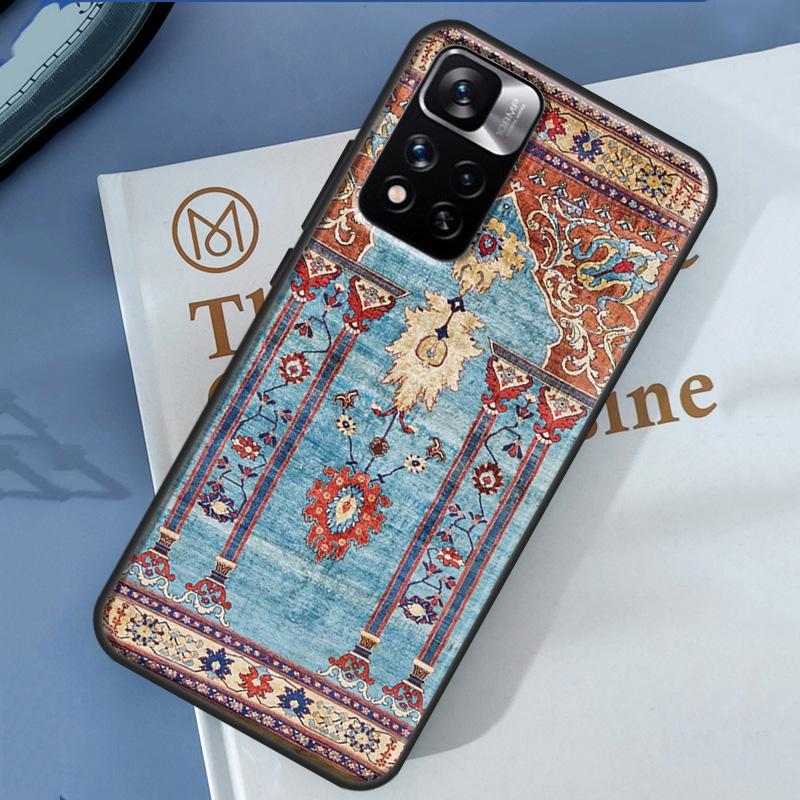

Persian Carpet Floral Pattern Case For Xiaomi Redmi 13C 10C 12C 14C Redmi Note 14 13 Pro 12 11 9 10 9S 10S 11S 12S Cover Redmi 12C