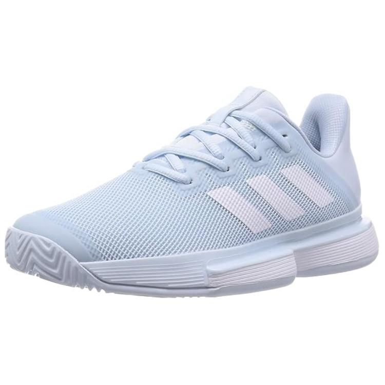 

Adidas Solematch Bounce Slip Resistant Abrasion Resistant Low top Tennis Shoes Women s Blue EH2866 36