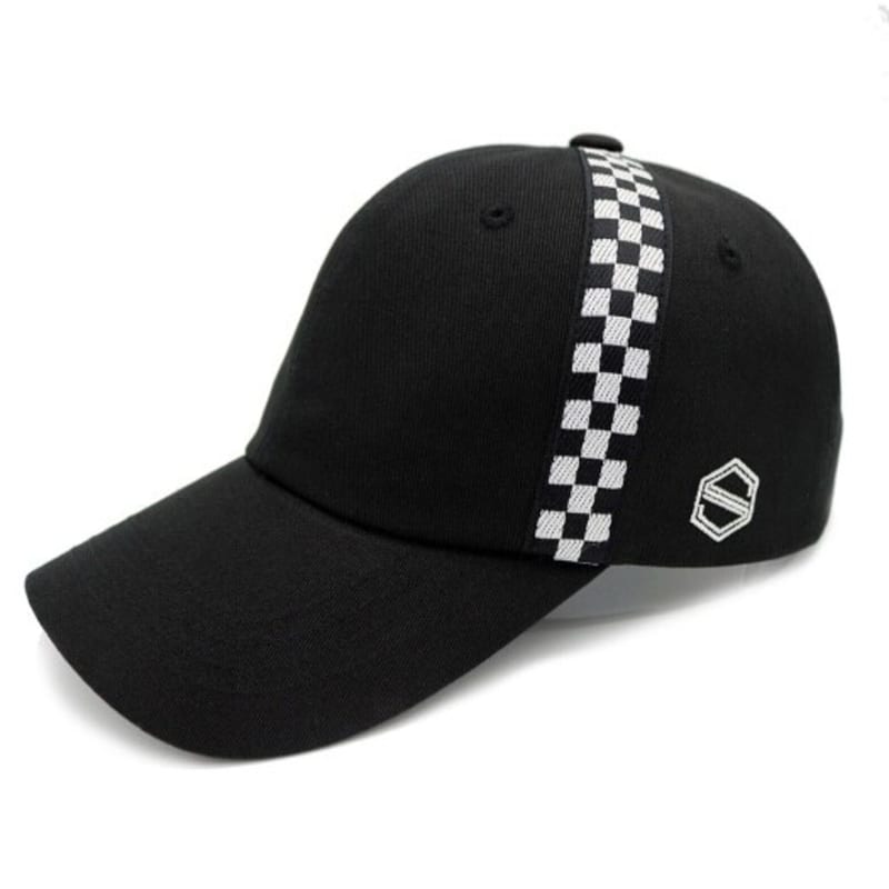 

STANDUP Racer Crown Black Color Ball Cap REGULAR FIT
