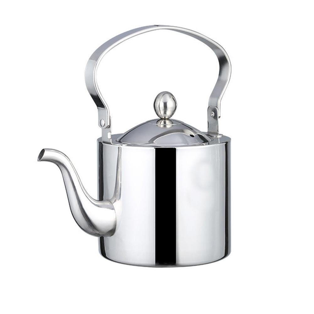 

Thick stainless steel teapot, Large capacity handheld teakettle, Induction Cooker Universal, Household cold water kettle, 1.5/2L 1.5L светло-серый