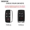 Suede Car Key Case Cover Shell Holder Protection For Land Rover Range Rover Sport Velar Evoque Freelander2 Discovery Accessories