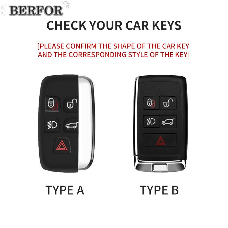 Suede Car Key Case Cover Shell Holder Protection For Land Rover Range Rover Sport Velar Evoque Freelander2 Discovery Accessories