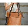 leather tote bag for women gift large leather work bag Personalized purse gift genuine leather Shoulder shopper for mother girlfriend laptop