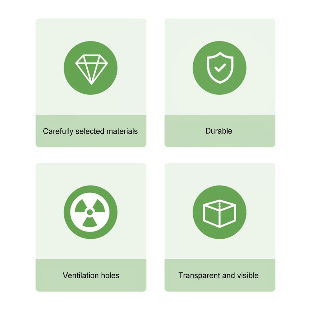 12/24/48 Holes Seedling Trays Seed Starter Kit Mini Propagator Plant Grow Kit with Humidity Vented Domes and Base for Seeds