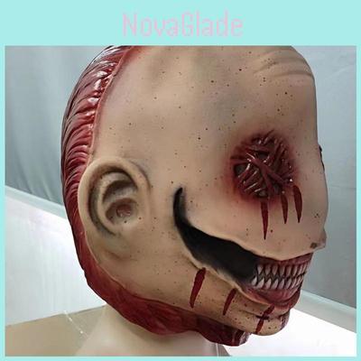 Halloween Haunted House Mask With Latex Material For Scary Party Costumes