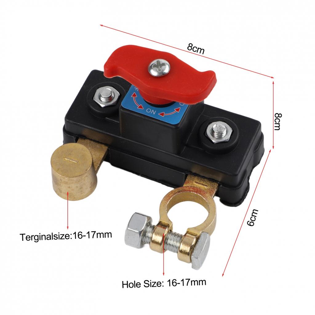 12V 24V Switch Battery Disconnect Switch Brass Power Switch
