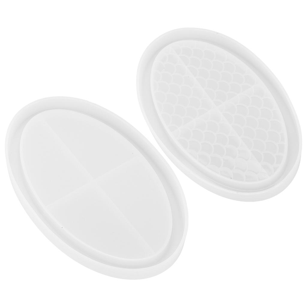 Epoxy Resin Casting Fruit Tray Mold Silicone Decorative Tray Plate DIY Mold Accessory