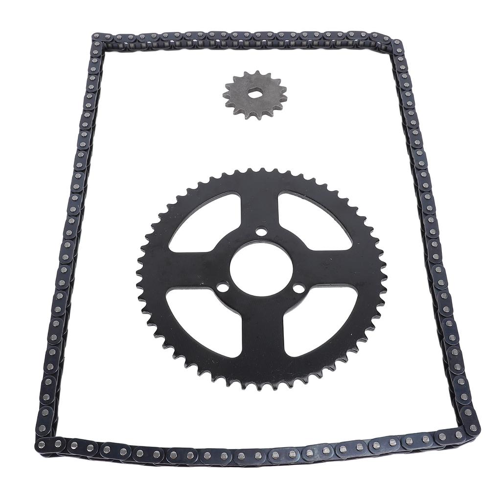 T8F Front Rear Sprocket Chain Kit 35mm 54T Sprocket 15T 10mm H Hole Sprocket 120 Links Chain for