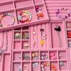 1Pc Jewelry Display Jewelry Storage Tray Jewelry Holder Portable Ring Earrings Necklace Organizer Box