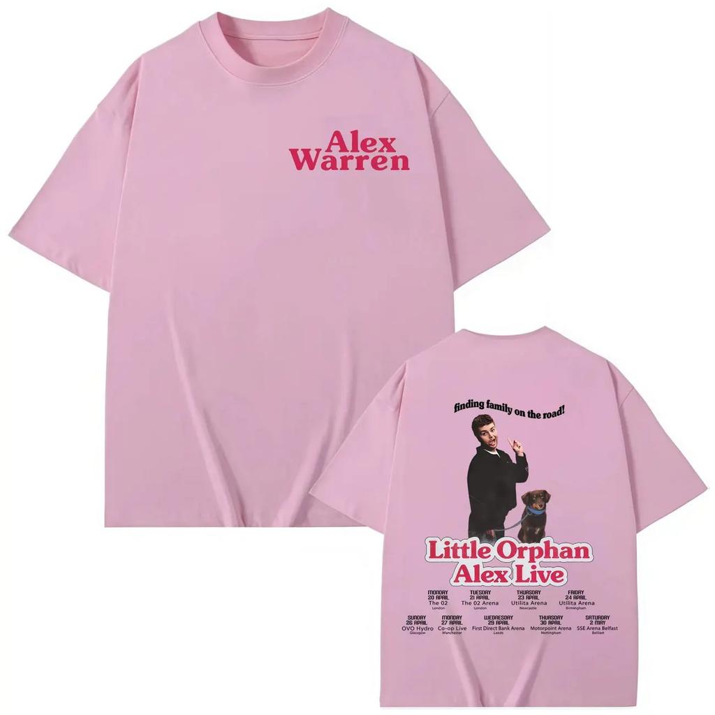 Singer Alex Warren 2026 Tour TShirt Unisex High Quality Fashion Short Sleeve TShirt Summer Casual Loose Cotton TShirt