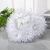 Flower Decorated Ring Bearer Box Vintage Rose Wedding Ring Box Proposal Ring Box  Wedding Ceremony