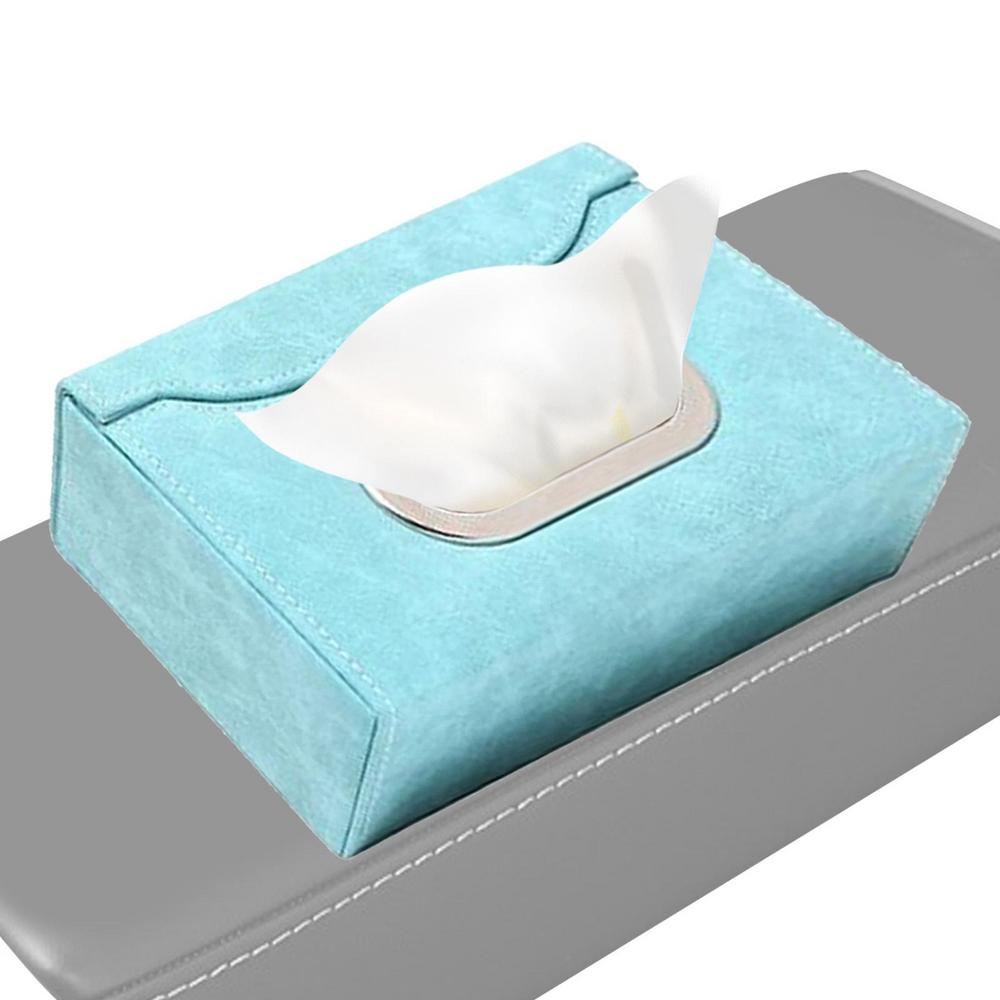 Tissue Holder For Car Soft Tissue Box Cover Napkin Holder Multi-functional Towel Box Cover Tissue Box For Holds Mobile Phones