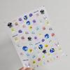 1pcs 5D Bronzing Star Moon Nail Art Stickers Luxury Gold Silver Adhesive Slider Press on Nail Decoration Decals Accessories DIY