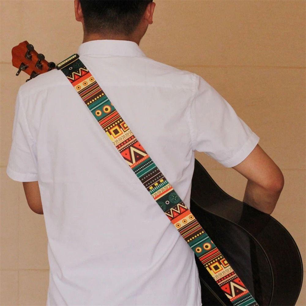 Electric Guitar Leather Head Guitar Strap Acoustic Guitar Strap Guitar Belts Guitar Shoulder Strap