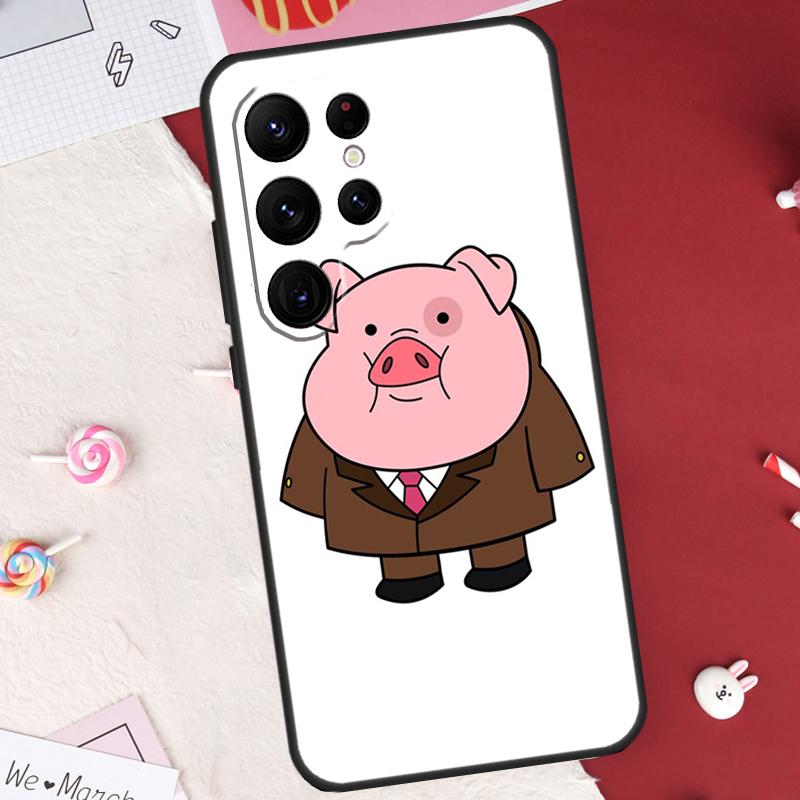

Cute PINK Kawai Pig Case For Samsung Galaxy S24 FE S20 FE S21 S22 S23 S25 S26 Ultra S10 Plus S25 FE Cover Shell Galaxy S25