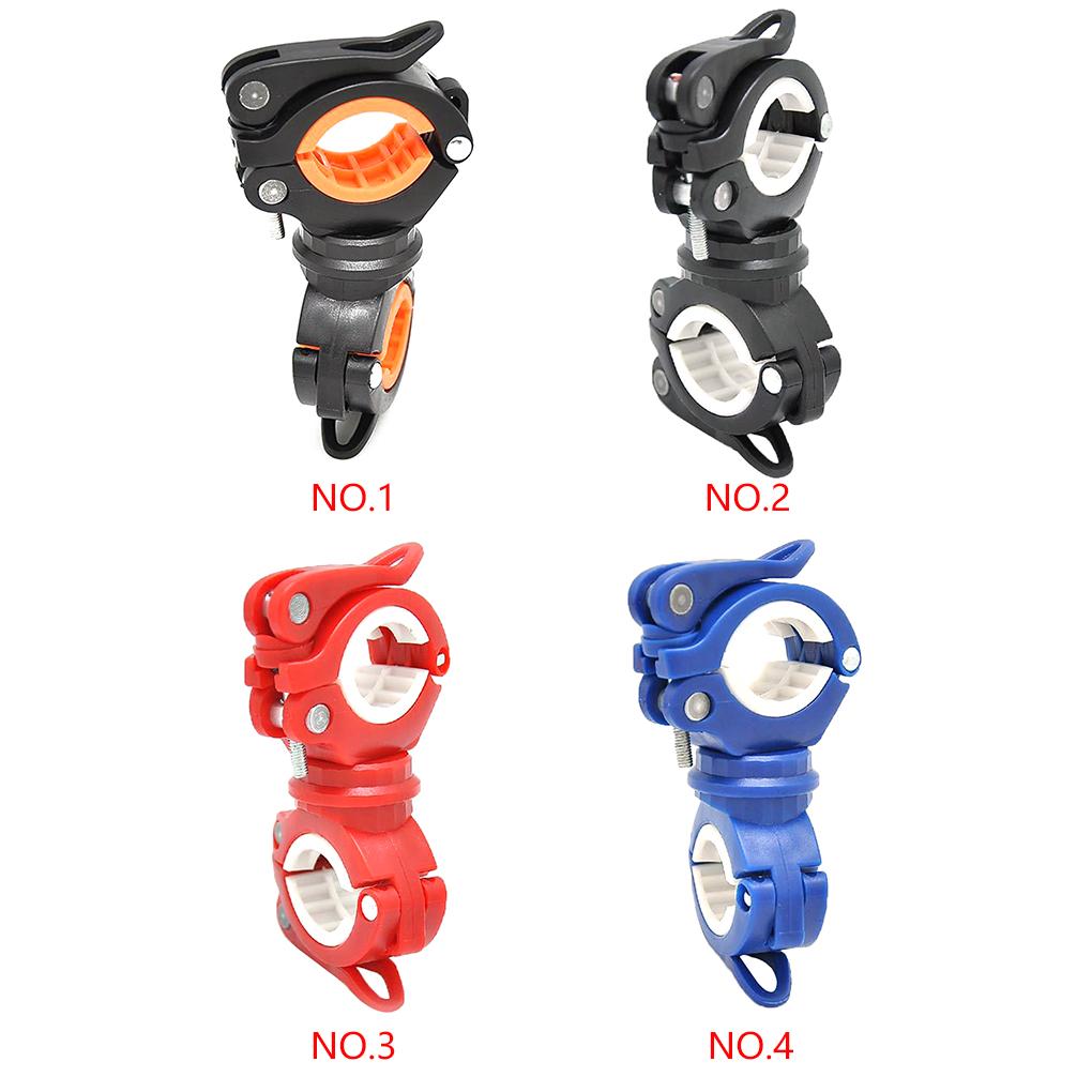 360 Grad Fahrrad Clip Klemme Drehung Fahrrad Taschenlampe Halterung LED Frontlicht Halter Clip Zubehör