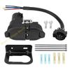7 Way & 4 Flat US Trailer Wiring Harness with Mounting Bracket for USCAR Socket Pickup Truck