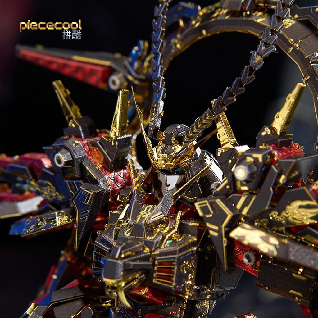 Piececool 3D Puzzle, Metal, Equal to Heaven, Mecha Type, Goku, 3D Puzzle, Assembly Required, No Glue Required, 7-Star Difficulty, Intermediate/Adult,