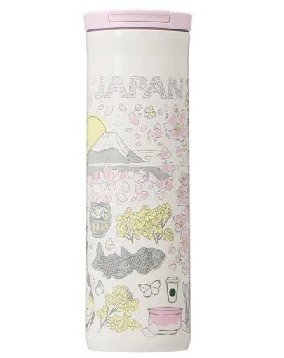 Starbucks Been There Series Stainless Steel Bottle JAPAN Spring 473ml Sakura