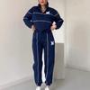 2024 Autumn/Winter Letter Sweatshirt & Long Pants Sport Set