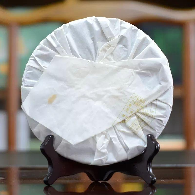 2007 Mengku Qinggang Pu-erh Сырой пуэр Puer Qizi Чайное печенье (Зеленый Торт) 400г — фото 2