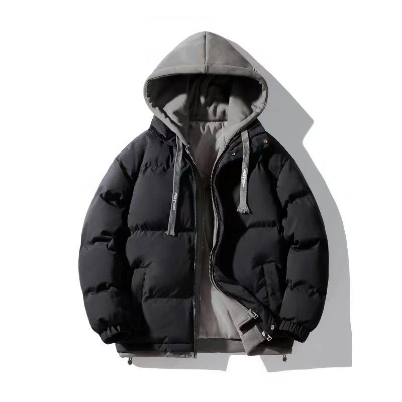Padded Clothes Male Trendy Male Ruffian Handsome Cotton Clothes Male Winter Trendy Brand Couple Loose Winter Cotton-padded Jacket Male Thick