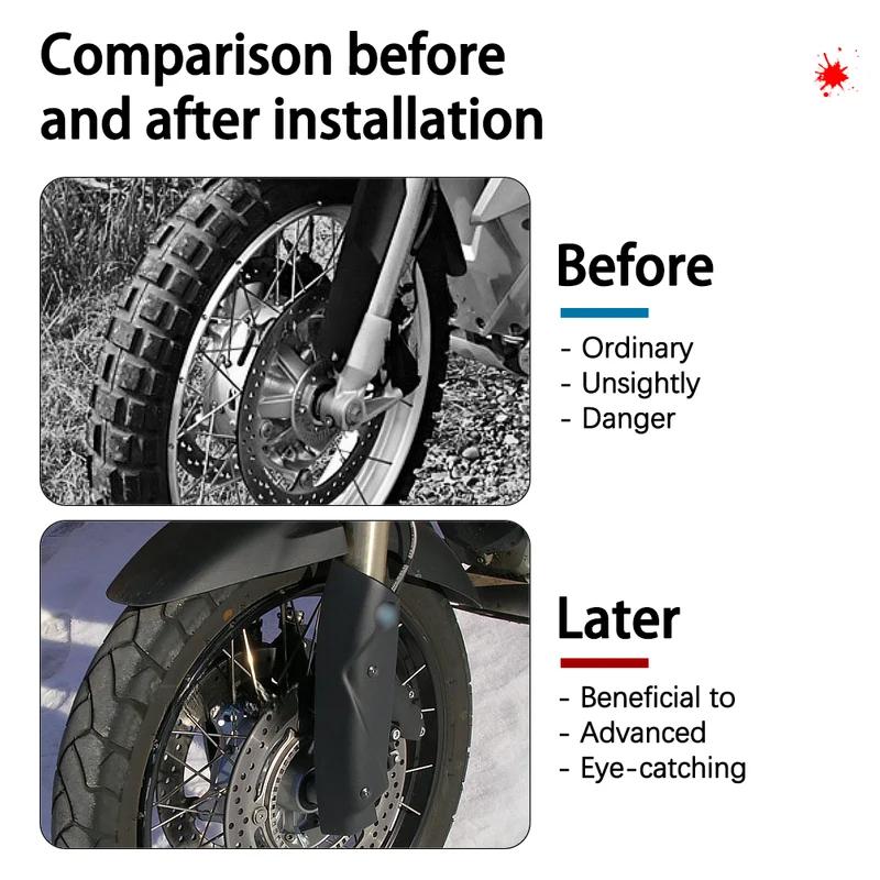 Motor Front Fork Guards Protectors Lower Fork Cover Set For BMW R1200GS 04-12 R 1200 GS / Adventure R1150GS R 1150 GS