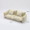 1/12 Scale Couch Model Modern Miniature Sofa Realistic Wooden Dollhouses Furniture For Bedroom Living Room
