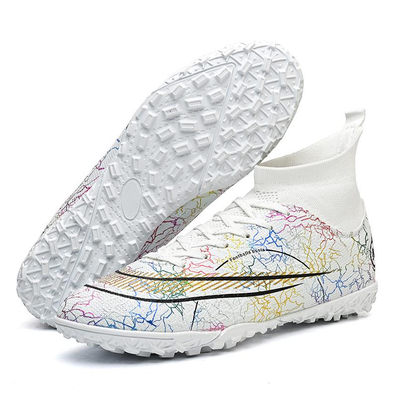 Top Breathable Football Shoes for Male and Female Students AG Long Nail TF Broken Nail Competition Shoes Hair Replacement Breathable New Style