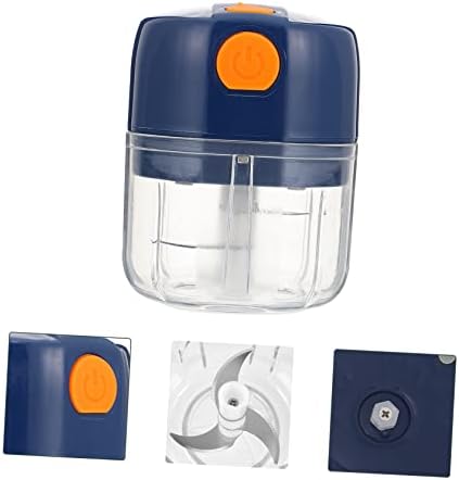 1satz Electric Garlic Chopper Mini Wireless Food Processor Portable Kitchen Grinder Easy Clean Baby Food Maker