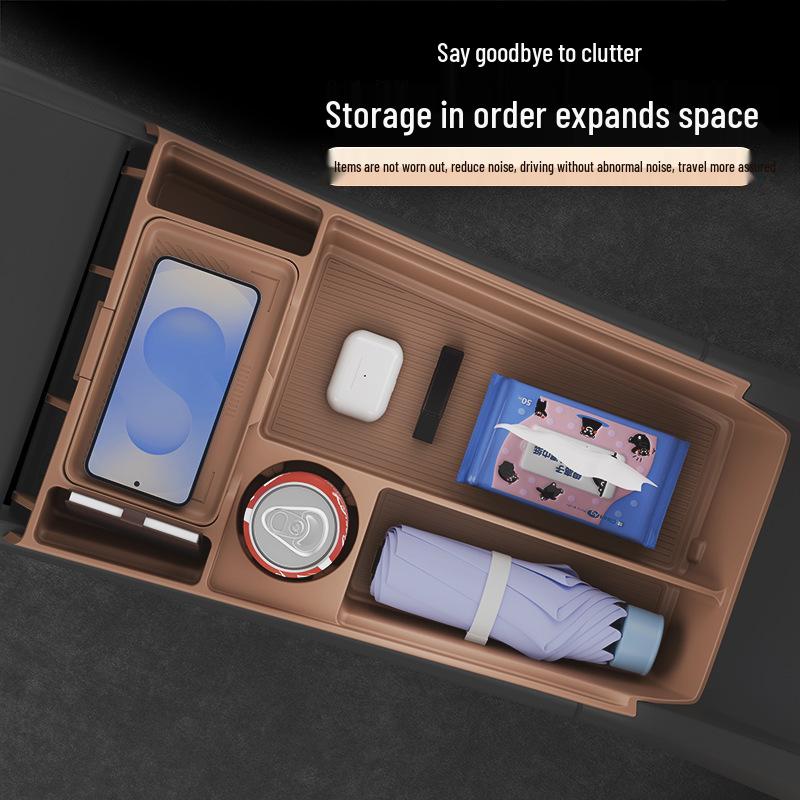 L90 Center Console Lower Silicone Storage Box - Glasses & Accessories Holder