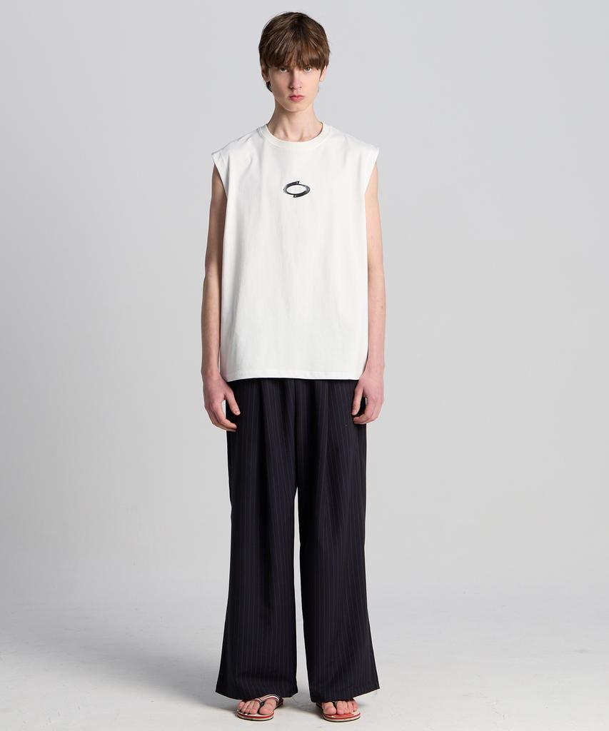 TENER St Striped Open Wide Pants Navy