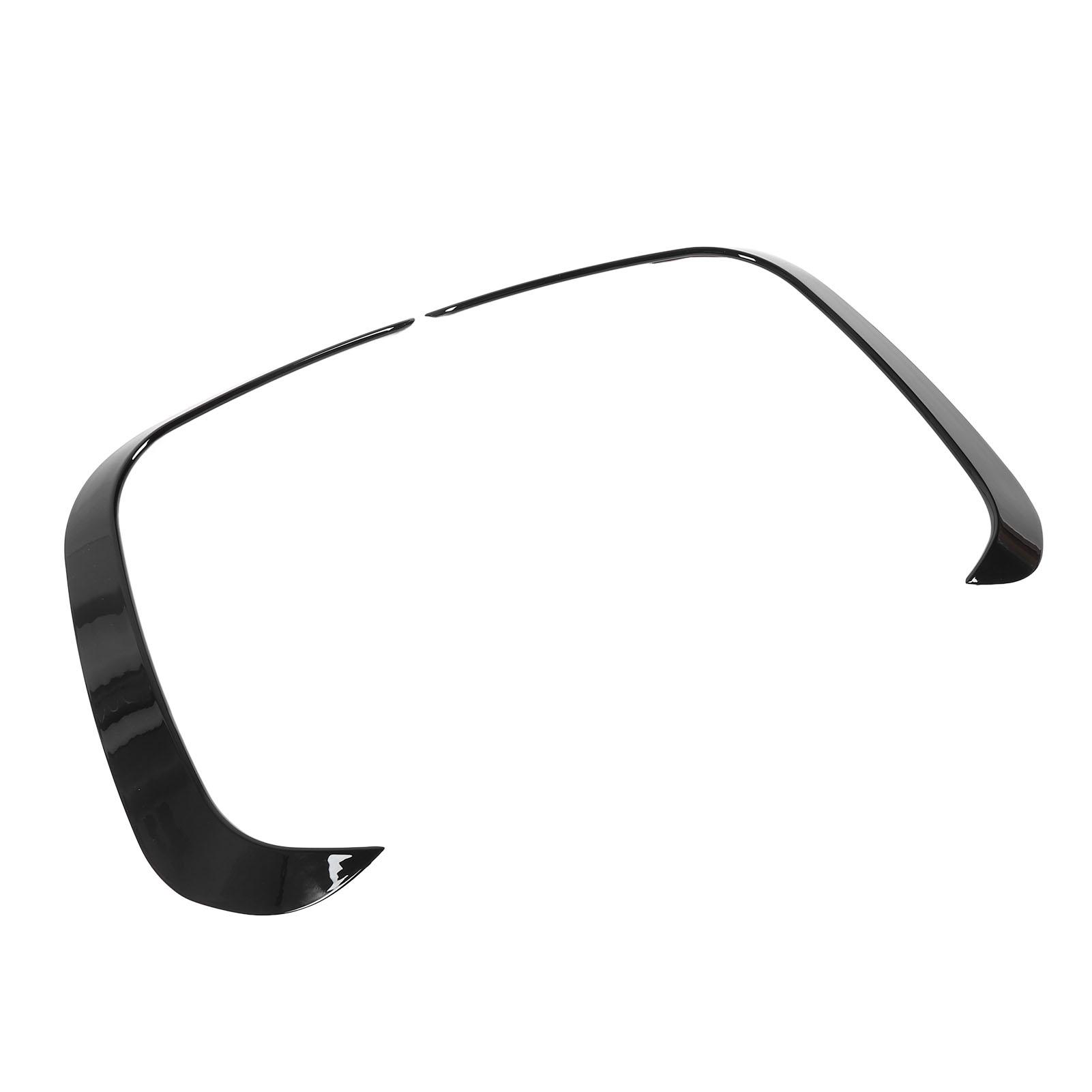 

Спойлер противотуманной фары переднего бампера Глянцевый черный Улучшает аэродинамику автомобиля Боковина переднего бампера