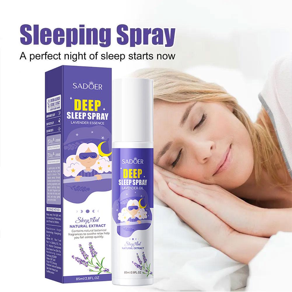 Lavender Sleep Spray 85ml Aromatherapy Sleep Lavender Pillow Mist Pillow for Room Deep Sleep Spray
