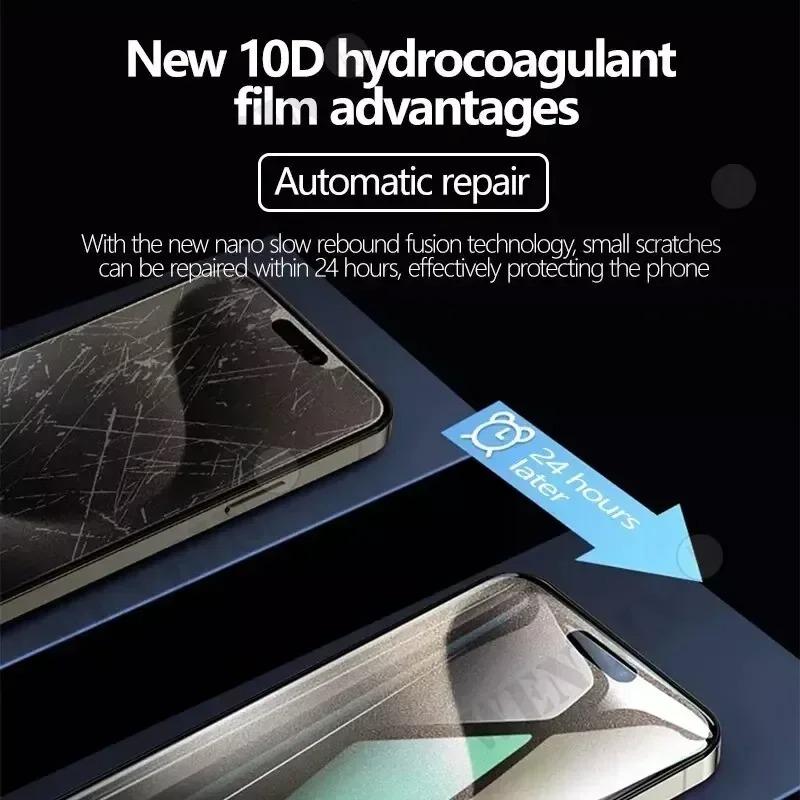 5 Pcs Hydrogel Film For iPhone 17 Air 16 16e 15 14 13 12 11 Pro Max Plus Pro XR XS XSMAX Full Cover Screen Protector